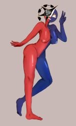 areola areolae armpits ass big_breasts breasts breasts_bigger_than_head breasts_out chsparadise completely_nude completely_nude_female countryhumans countryhumans_oc feet female female_focus female_only inverted_nipples naked naked_female navel nipple_piercing nipples nude peace_sign pierced_nipples piercing piercings shiny_skin simple_background smile thick_thighs thighs wide_hips