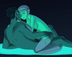 aya_(green_lantern) female green_lantern:_the_animated_series male razer_(green_lantern) uncensored