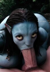 ai_generated alien avatar avatar:_the_way_of_water blowjob deepthroat fellatio na'vi neytiri oral_sex rower tagme video