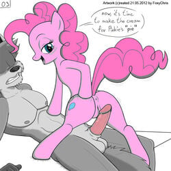 anthro anus ass balls earth_pony equine faceless_male female feral foxychris friendship_is_magic fur interspecies male mammal my_little_pony nude penis pinkie_pie_(mlp) pony pussy straight tagme text