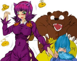 1girls annie_hastur erect_nipples kimmundo league_of_legends tibbers zilean