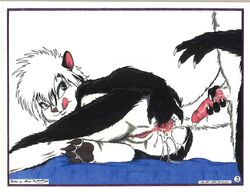 1990s 1997 20th_century anal barefoot cum cum_inside furry green_eyes james_harrdiman_(artist) james_m_hardiman naughty_face skunk skunkworks uncensored