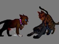 3boys anal anal_sex blue_eyes cum darkstripe_(warriors) erection feline female feral gay gay_sex male orgasm penetration penis rape scourge_(warriors) sex tagme thunderclan tigerstar_(warriors) warriors_(cats)