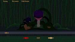 1boy 2girls animated blowjob dubious_consent femdom game_over lipstick piranha_plant pixel_art post-nut_calamity shoestrang sound straight submissive_male tagme trapped video video_games vines
