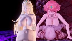 1girls 3d 3d_(artwork) 3d_animation animated animation artist_request blonde_hair blowjob breasts captured_heroine cowgirl_position defeat_rape fat_male female group_sex interspecies iwara male megane_2go_(artist) missionary_position monster mp4 mythra mythra_(xenoblade) orgy pyra pyra_(xenoblade) rape raped raped_by_monster raped_female raped_superheroine red_hair sex sound tagme titjob video weapon_humanoid xenoblade_(series) xenoblade_chronicles_2 zombie