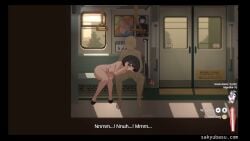 1girl1boy 2d animated audio blowjob cum cum_in_mouth gameplay gameplay_mechanics pixel_animation pixel_art tagme train train_45 train_interior video video_games
