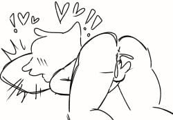 anthro big_breasts big_butt blot_(dandy's_world) blushcrunch_studio breasts butt dandy's_world female female_penetrated genitals hi_res inkblot just_squidding looking_at_viewer looking_back masturbation nude penetration roblox solo solo_focus solo_in_panel thick_thighs