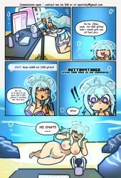 1girls breasts character_request embarrassed female nude pubic_hair sqootshy tagme vtuber