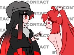 animation_meme_community bonzomcbonbon edit edited ibispaint ibispaint_(artwork) ketchup_(bonzomcbonbon) soy_(bonzomcbonbon) tiktok tiktoker yuri