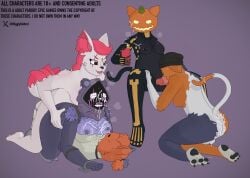 5_fingers 5_tails absurd_res ambiguous_penetration anthro balls bear being_watched belly big_breasts bodily_fluids breasts butt canid canine cate_meowdy chest_tuft clothed clothing crying cum cum_in_mouth cum_inside cum_on_balls cum_on_body cum_on_breasts cum_on_butt cum_on_face cum_on_tail defeated doggystyle double_penetration electronics english_text epic_games felid feline fellatio female female/female female_rape fingers food for_a_head forced fortnite fox from_behind_position fruit gang_rape gangbang genital_fluids genitals group group_sex gynomorph gynomorph/gynomorph hair hat headgear headwear hi_res hood humanoid intersex intersex/intersex kimiko_five-tails knot knotted_penis looking_at_another mammal meow_skulls multi_tail nipple_piercing nipples nude object_head oral pain partially_clothed paws penetration penile penis phone piercing pink_hair plant pumpkin pumpkin_head rape raven_team_leader recording recording_video sex spice_(fortnite) sweat tail tears text trapped tuft wigglyhalford