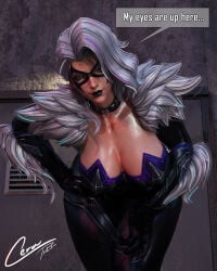 3d 3d_(artwork) 3d_animation black_cat_(marvel) black_cat_(marvel_rivals) boobs cera_production dominant dominant_female domination felicia_hardy hugeboobs marvel marvel_comics marvel_rivals massive_breasts milking_breasts tits