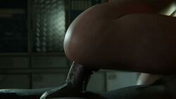 3d animated blender claire_redfield cowgirl_position longer_than_10_seconds mr_x no_sound orgasm resident_evil_2 resident_evil_2_remake tagme tyrant vaginal_penetration video vulint