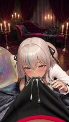 1girls 2d 2d_(artwork) 2d_artwork ai ai_generated belly belly_button big_breasts bikini blue_eyes breasts brown_body brown_dust_(series) brown_dust_2 condom_balloon drooling glistening_body grok grok_(x) grok_imagine gyaru large_breasts nebris_(brown_dust_2) sexy sexy_body sexy_female small_bikini stomach swimsuit swimwear thick_thighs thighs tongue tongue_out underwear video wet