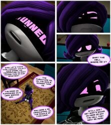 1girls 3d 3d_(artwork) 3d_artwork 3d_model 3d_render 3girls absurd_res absurd_resolution absurdres before_sex big_ass big_boobs big_breasts big_butt big_nipples big_penis comic comic_page comic_panel comics glitch_productions handcuffed handcuffs kidnapped kidnapped_girl large_ass large_breasts large_butt male/female murder_drones pitch-black_skin plot porn_with_plot purple_eyes purple_hair robot robot_girl robot_humanoid sfm source_filmmaker source_filmmaker_(artwork) tagme text text_bubble unconscious_female uzi_(murder_drones) uzi_doorman white_body whiteweasel