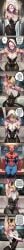 ai_generated armpit_crease armpit_fetish armpit_peek armpit_sniffing armpits comic cuckold cuckolding cum dominant dominant_female femboy handsfree_ejaculation humiliation loser mary_jane_watson small_penis small_penis_humiliation spider-gwen spider-man spider-man_(series) spider_girl submissive submissive_male tight_clothing venom_(marvel)