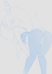 1girls 2017 2d alien alien_girl anus ass big_ass big_butt butt deadly_six female female_only humanoid inkbunny jammiez looking_at_viewer monochrome monster monster_girl nude pussy sega sonic_(series) sonic_lost_world sonic_team sonic_the_hedgehog_(series) tail thick_thighs vagina video_games wide_hips zeena zeti zeti_(species)