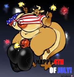 4th_of_july anthro balls breasts clothing dragon fireworks flag flag_print genitals gynomorph heftyhoard hi_res holidays intersex mythological_creature mythological_scalie mythology nipples non-mammal_breasts penetration puffy_nipples scalie shirt slightly_chubby solo sparkler star_(heftyhoard) thick_thighs tied_shirt topwear urethral urethral_penetration vein veiny_balls wide_hips