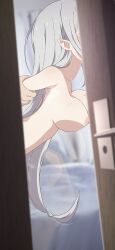 elf elf_female emilia_(re:zero) hidden_sex na-suke ntr re:zero_kara_hajimeru_isekai_seikatsu