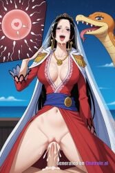 1girl 8k ahegao ai_assisted ai_generated arched_back ass_up big_breast blue_eyes blue_sky boa_hancock cape creampie crescent_moon crowded depth_of_field detached_sleeves dress earrings epaulettes face_down fantasy female_focus head_tilt heart_shaped_pupils hi_res highly_detailed highres huge_cock impregnated impregnation jewelry legs_spread_open long_hair mature multiple_impregnation naked necklace night on_hands_and_knees one_piece open_mouth outdoors parted_lips people red_dress sea slender snake starry_sky teeth thick_cum tiara tongue_sticking_out upper_body very_long_hair view_from_behind voluptuous wedding_dress wedding_veil