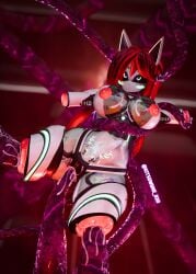 black_hair busty choking cyan_eyes embedded_penetrable_sex_toy filled_to_the_brim filled_with_cum filled_womb heart-shaped_pupils kitsuwune_b3d large_ass large_breasts large_thighs latex latex_skin red_hair robot_girl saliva_drip saliva_string sexbot tentacle tentacle_in_pussy tentacle_penetration tentacle_rape tentacle_sex tentacles_around_arms tentacles_around_legs tentacles_everywhere transparent_skin velvet-01_(kitsuwuneb3d) visible_skeleton white_skin