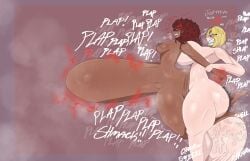 big_ass big_breasts big_penis emma_frost emma_frost_(marvel_rivals) futa_on_female futanari hyper scarlet_witch scarlet_witch_(marvel_rivals) slinkmayker wanda_maximoff