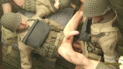 anal anal_penetration anal_sex army erection gay gay_male gay_orgy gay_sex group group_sex male medal_of_honor_airborne military missionary_position orgy precum soldier soldiers tommys_eagle_hq uniform ww2