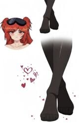 elfita elfita_w feet feet_female feet_fetish female_focus socks socks_(marking)