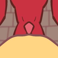 1:1 ambiguous_gender animated animated_gif anthro bodily_fluids cum cum_in_mouth cum_inside duo fade_to_black fellatio fellatio_pov first_person_view genital_fluids genitals kobold low_res male nude oral penile penis receiving_pov reptile scalie sex short_playtime snake tapering_penis