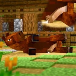 1:1 3d_(artwork) animal_genitalia animal_penis balls big_balls bodily_fluids cirtuusfruit cum detailed_background digital_media_(artwork) equid equine equine_genitalia equine_penis feral flaccid genital_fluids genitals hi_res horse horse_(minecraft) looking_at_viewer lying male mammal microsoft minecraft mojang penis precum presenting presenting_penis solo spread_legs spreading xbox_game_studios
