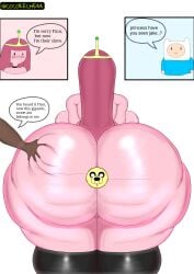 adventure_time ass big_ass big_butt cheating cocoreche dark-skinned_male fat_ass finn_the_human gigantic_ass grabbing_ass huge_cock jake_the_dog large_ass massive_ass netorare ntr princess_bubblegum queen_of_spades raceplay round_ass self_upload simple_background