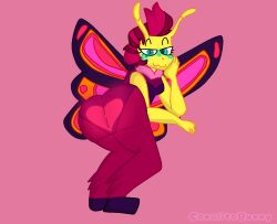 anthro ass bad_anatomy bug butterfly canelitabunny emmy_fairfax human_resources_(netflix) lovebug_(species) netflix shiny