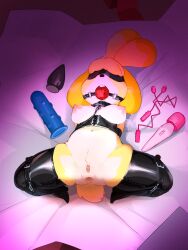 isabelle (animal crossing) from animal crossing by mdthetest