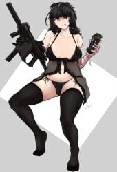 1girls artist_request breasts decaying_winter demise_of_eden flashbang gun kriss_vector lingerie panties roblox roblox_game source_request tagme thighhighs thighs valorii_summers white_skin