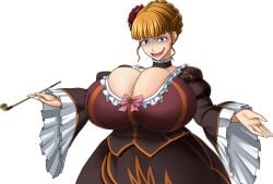 07th_expansion 51nn3r8ru2 aged_up anime anime_style beatrice_(umineko) big_breasts blonde_hair blue_eyes breasts edit edited female female_only hair hips hourglass_figure huge_breasts hyper_breasts large_breasts light_skin looking_at_viewer mature mature_female mature_woman milf no_background older_female orange_hair smile smiling sprite_edit tagme thick_hips thick_thighs tie tied_hair tight_clothing transparent_background umineko_no_naku_koro_ni wide_hips witch