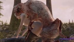 animated ass balls breasts cavalorn13 ciri doggy_style ghoul ghoul_(the_witcher) licking monster monster_cock skyrim sound tagme the_elder_scrolls the_witcher_(series) the_witcher_3:_wild_hunt vaginal_penetration video white_hair