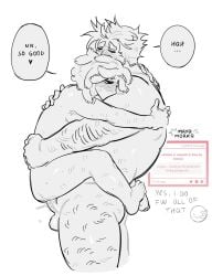 blush elliot_(forsaken) forsaken_(roblox) gay gay_sex guest_1337_(forsaken) hairy hairy_male mastectomy_scar myra_morka request size_difference strawpage_request sweat yaoi