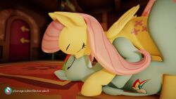3d animated belly_to_belly closed_eyes equine female female_only flutterdash fluttershy_(mlp) french_kiss kissing looking_at_each_other loop movie my_little_pony plumage_(artist) pony rainbow_dash_(mlp) sound tagme tongue_out video yuri