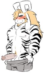 1boy 2d ancientbot anthro anthro_male anthro_only asriel_dreemurr balls bara beard blush boss_monster bovid caprine clothing digital_media_(artwork) erection facial_hair fur furry furry_male furry_only hair hi_res horn humanoid humanoid_male humanoid_only long_ears long_hair male male_only mammal mammal_humanoid markings nipples nude penis red_eyes simple_background solo undertale undertale_(series) video_games white_background white_fur