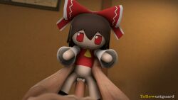 reimu hakurei from fumo plush by yellowcatguard