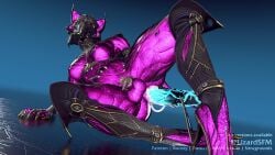 3d 3d_animation animated athletic athletic_futa balls ballsack blender blender_(software) blender_eevee chastity chastity_cage chastity_device claws cum cum_in_ass cum_string dildo dildo_in_ass faceless faceless_character futanari glowing helmet high_heels horsecock laying_down laying_on_side leaking_precum lizardsfm mp4 nails no_sound purple_body robot robot_girl self_upload spreading_legs tagme talon_hands talons testicles valkyr_(warframe) valkyr_heirloom_(warframe) video warframe warframe_(species)