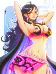 shakuyaku from one piece by midniteblueart