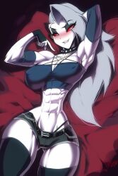 human loona from helluva boss by gigiti