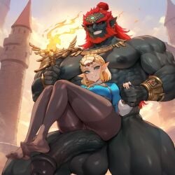 ganondorf from the legend of zelda by aipotions