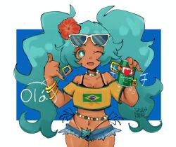 brazilian miku from vocaloid by drawchill s