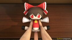 reimu hakurei from fumo plush by yellowcatguard