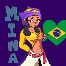 mina (brawl stars) from brawl stars by sussyghost