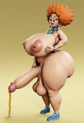 1futa 3d 3d_model ai ai_generated big_ass big_breasts big_butt dickgirl futa_only futanari honey_buttowski huge_ass huge_breasts huge_butt kick_buttowski kick_buttowski:_suburban_daredevil simple_background solo solo_futa tagme thick_ass thick_legs thick_thighs vulkyasha_(style)