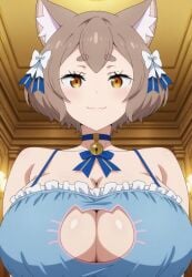 1female 1girls ai_assisted ai_generated animal_ears anthro anthro_female anthro_focus anthro_only baby_blue_clothing black_pupils blue_bra blue_choker blue_lingerie blush blush_lines blushing_at_viewer blushing_female brown_hair cat_bell cat_ears cat_girl cat_lingerie catgirl choker civitai cleavage cleavage_cutout cleavage_focus cleavage_window close-up close_up closeup clothed clothed_anthro clothed_female coloredbin.ai coloredbin_ai ear_tuft face_focus felix_argyle female female_anthro female_focus female_only frilled_bra frilled_top frilly_lingerie front_view front_view_focus fully_clothed fully_clothed_anthro fully_clothed_female genderswap_(mtf) hair_bows hair_ornament huge_boobs huge_breasts indoors inside large_boobs large_breasts large_tits light-skin light-skinned_female light_blush light_skin light_skinned_female lingerie_bra looking_at_viewer low_angle low_angle_view massive_boobs massive_breasts massive_tits plump_boobs plump_breasts plump_tits re:zero_kara_hajimeru_isekai_seikatsu rule_63 short_hair smiling smiling_at_viewer solo solo_anthro solo_female solo_focus thick_eyebrows upper_body upper_body_focus upper_body_only visible_boobs visible_breasts visible_tits white-skinned_female white_skin white_skinned_female yellow_eyes