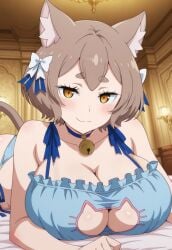 1female 1girls ai_assisted ai_generated animal_ears anthro anthro_female anthro_focus anthro_only baby_blue_clothing bell_choker black_pupils blue_bra blue_choker blue_lingerie blush blush_lines blushing_at_viewer blushing_female brown_hair cat_bell cat_ears cat_girl cat_lingerie cat_tail catgirl choker civitai cleavage cleavage_cutout cleavage_focus cleavage_window clothed clothed_anthro clothed_female coloredbin.ai coloredbin_ai ear_tuft face_focus felix_argyle female female_anthro female_focus female_only frilled_bra frilled_top frilly_bra frilly_clothing frilly_lingerie front_view front_view_focus full_body full_body_view fully_clothed fully_clothed_anthro fully_clothed_female genderswap_(mtf) hair_bows hair_ornament huge_boobs huge_breasts indoors inside large_boobs large_breasts large_tits laying_down laying_on_bed laying_on_belly laying_on_stomach light-skin light-skinned_female light_blush light_skin light_skinned_female lingerie lingerie_bra looking_at_viewer massive_boobs massive_breasts massive_tits panties plump_boobs plump_breasts plump_tits re:zero_kara_hajimeru_isekai_seikatsu rule_63 seductive seductive_eyes seductive_gaze seductive_look seductive_smile short_hair side-tie_panties smiling smiling_at_viewer solo solo_anthro solo_female solo_focus tail thick_eyebrows white-skinned_female white_skin white_skinned_female yellow_eyes