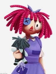 blank_expression cum_drip cum_in_plushie fully_clothed_female glitch_productions gooseworx plushie plushophilia ragatha ragatha_(tadc) ragatha_(the_amazing_digital_circus) tagme tagme_(artist) the_amazing_digital_circus